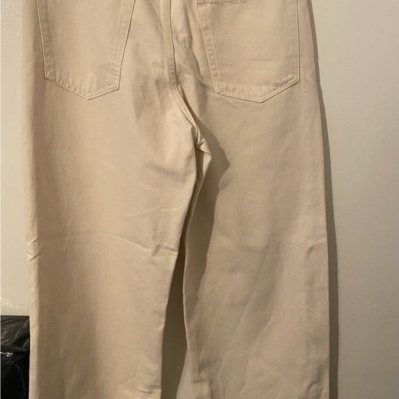 BDG Light Cream Wide Leg Jeans - Picture 6 of 9